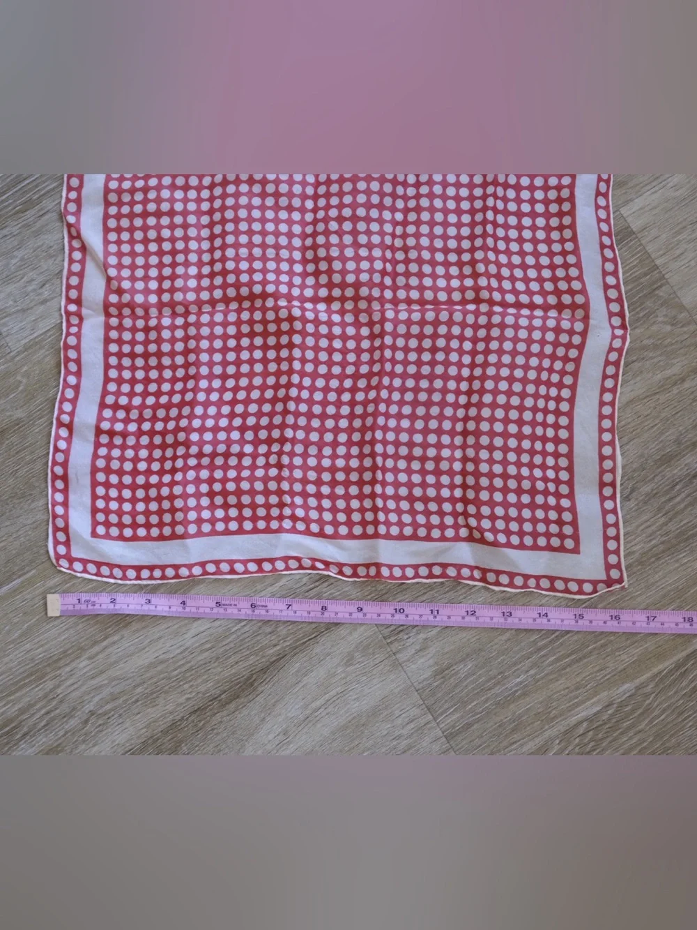 cute red & white polka dot scarf